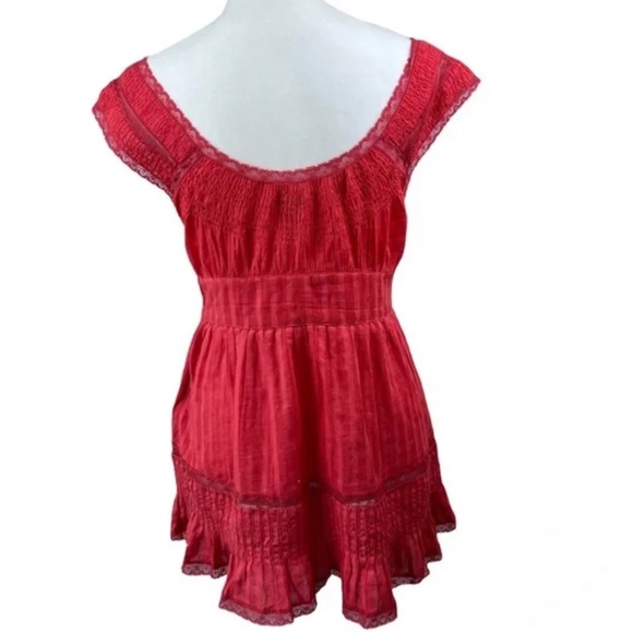 Vintage Free People Babydoll Top - Picture 2 of 6